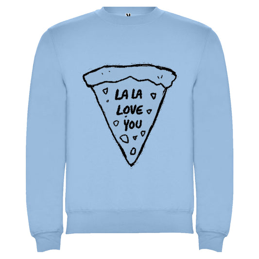 Sudadera Unisex "Pizza" Azul