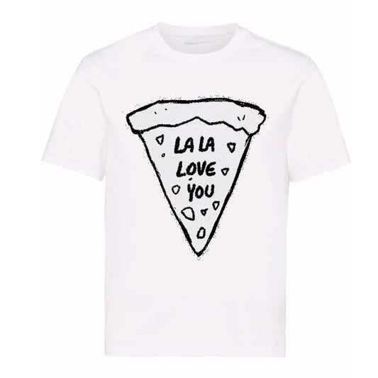 Camiseta infantil “Pizza” Blanca