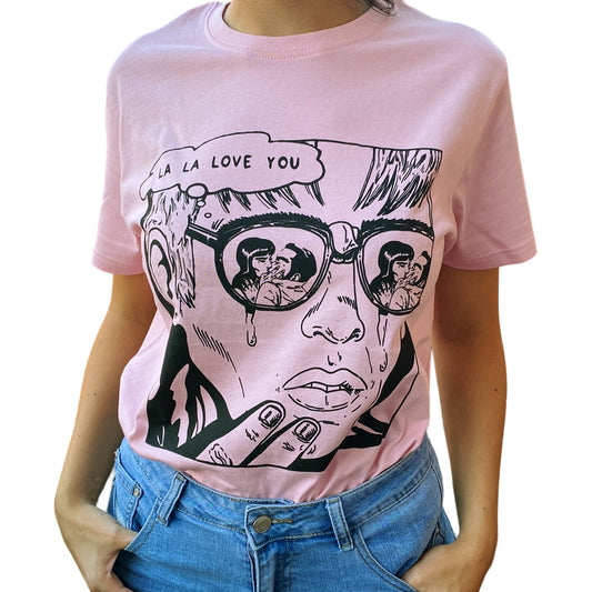 Camiseta Unisex "El Fin Del Mundo" Rosa